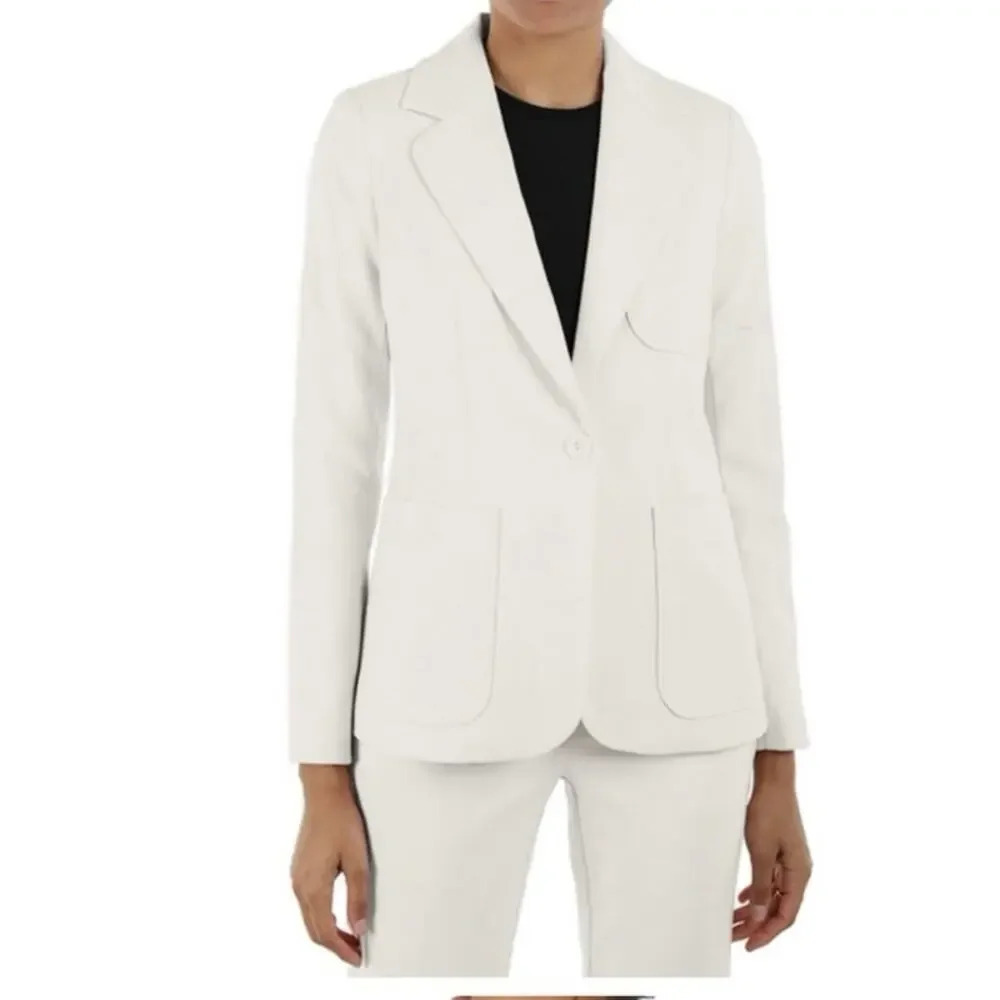525 America Born in Brooklyn womens Blazer Jacket chalk NWT Size Small